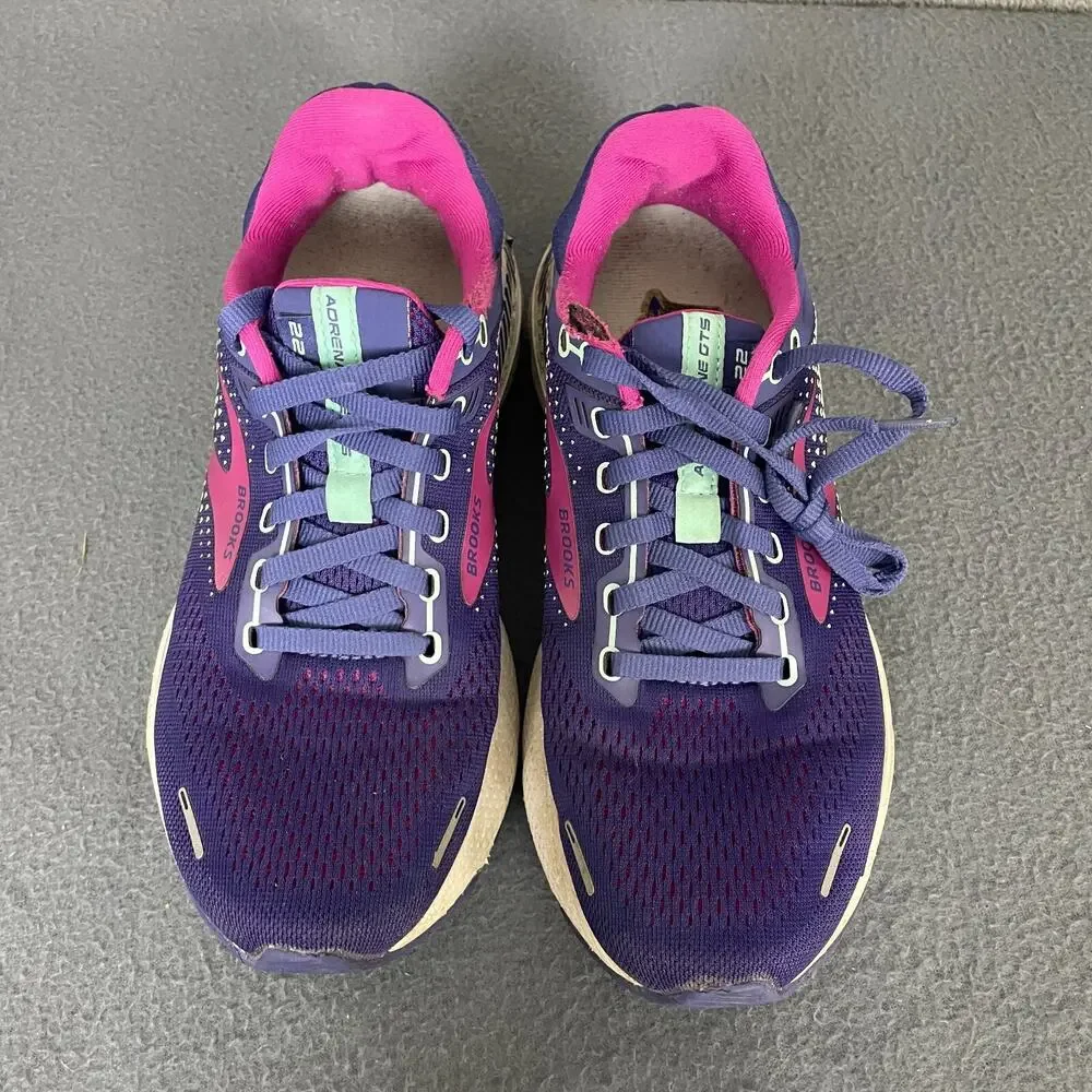 Brooks Adrenaline GTS 22 1203531B403 Sneakers Women's US 8 Purple Running Shoes - Picture 2 of 15